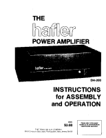 Hafler DH-200 - Service Manual 